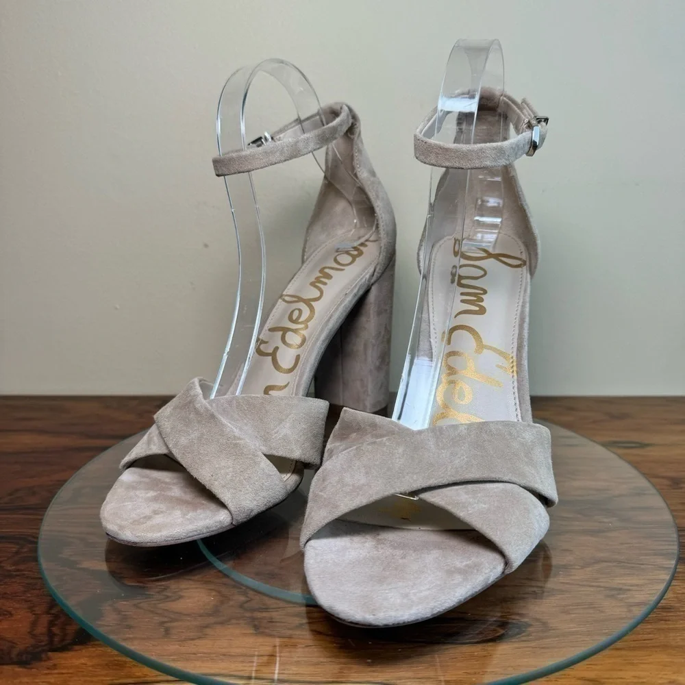 NEW Sam Edelman Yancy Block Heel Sandal - Picture 5 of 13